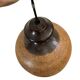 Vintage brown ceramic fat lava suspension