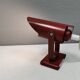 Small delicious wall lamp in Bordeaux red color from the 1980s