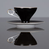 Set Cup and saucer in porcelain Bavaria 1950
