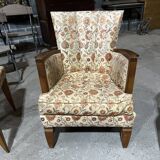 3 Art Deco armchairs, 1940