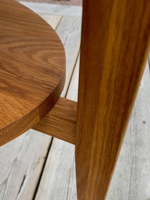 Solid beech coffee table - Sweden 70s/80s