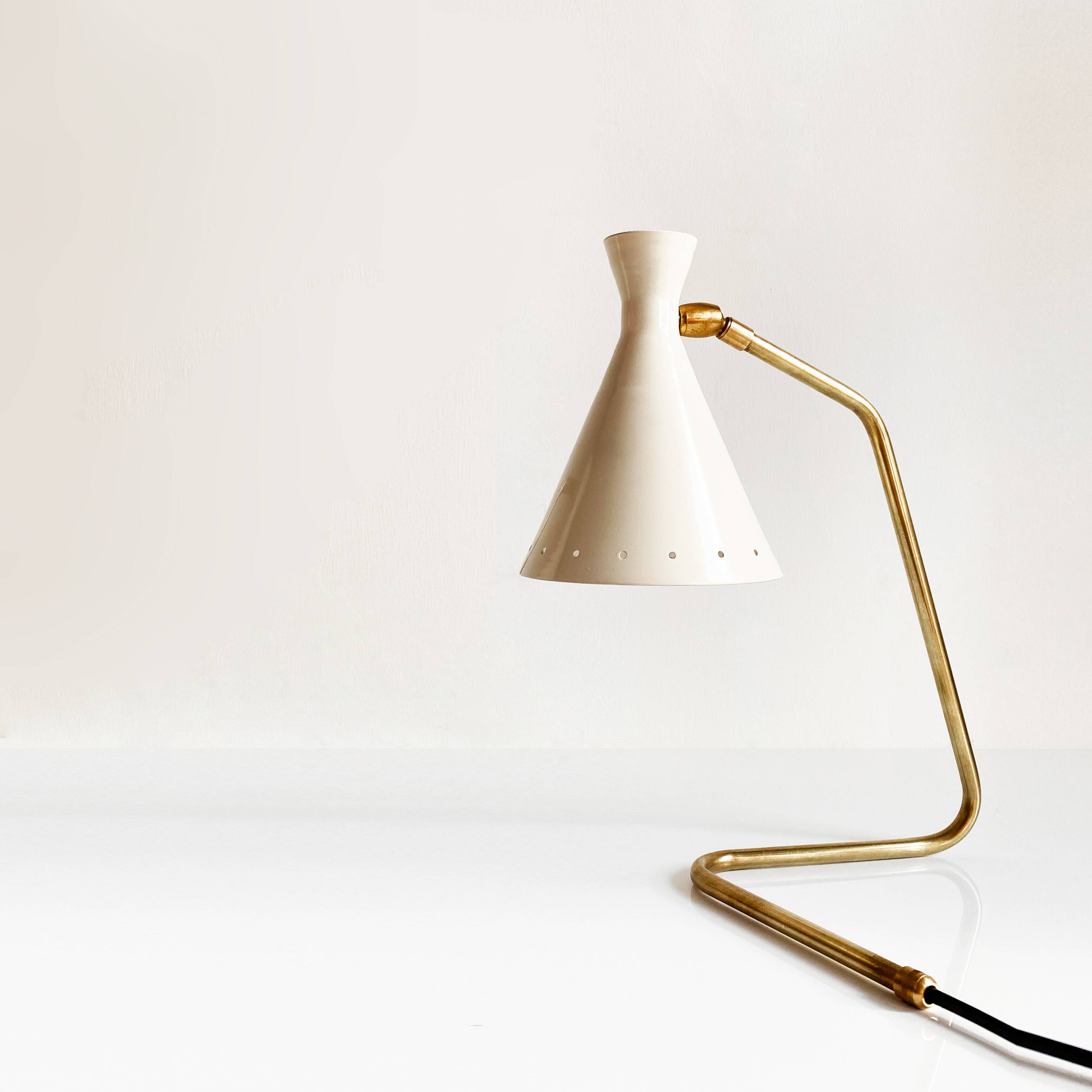 Italian "cocotte" lamp, 1950s design