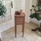 Louis XVI (Directoire) style curtained occasional furniture or bedside table