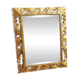 Golden oak mirror - 112x91cm