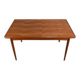 Extendable Teak Table, Dyrlund, Denmark – 1960s