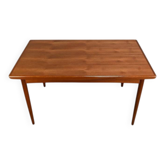 Extendable Teak Table, Dyrlund, Denmark – 1960s