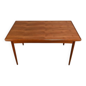 Extendable Teak Table, Dyrlund, Denmark – 1960s