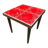 Vintage tiled square coffee table 60s/70s