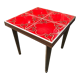 Vintage tiled square coffee table 60s/70s