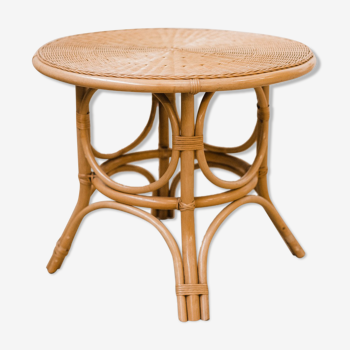 Rattan coffee table