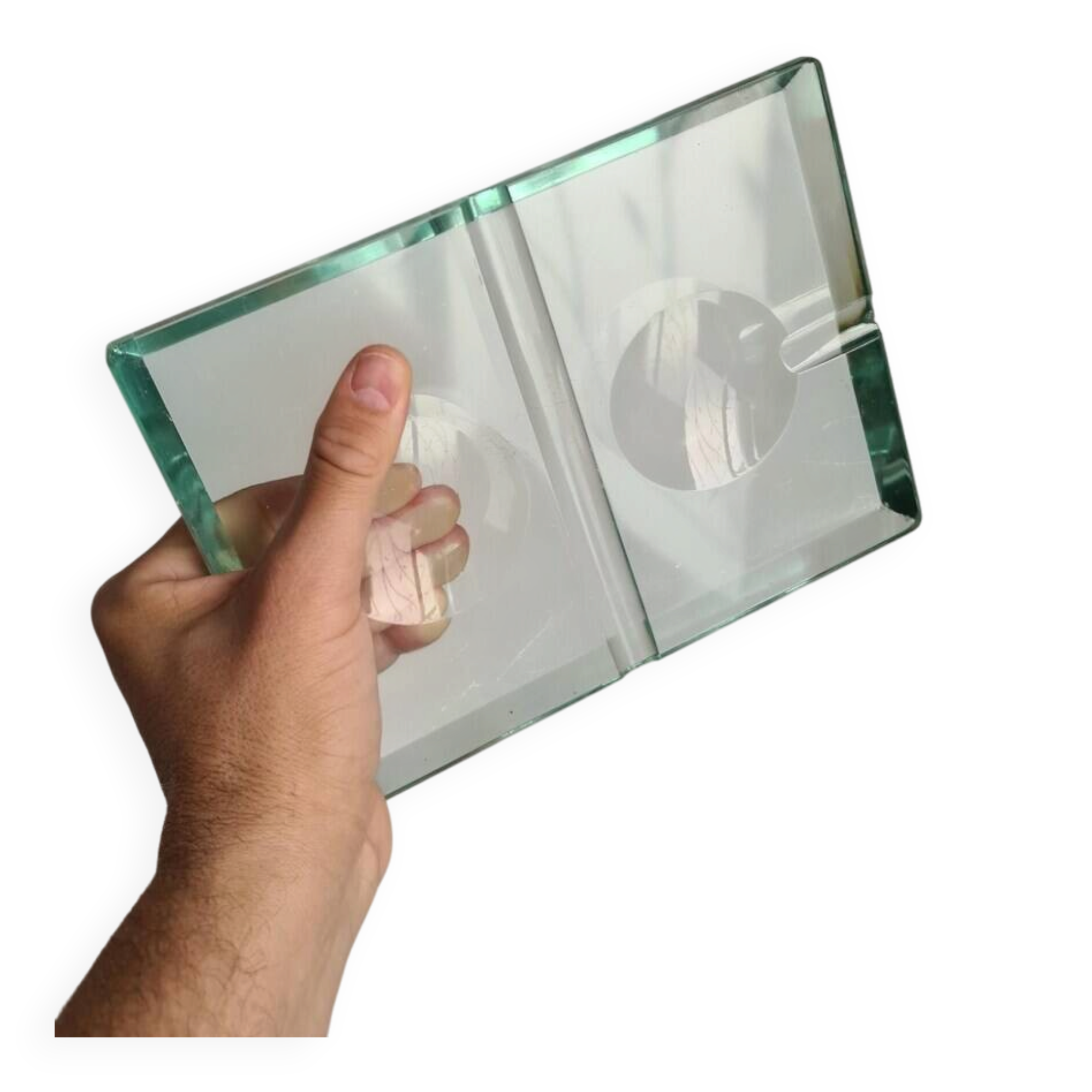 Mid-century Italian green glass ashtray - Catchall