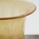 Cracked glass vase in gold by Andries Dirk Copier for Glasfabriek Leerdam