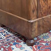 19th century Restoration chest of drawers in mahogany and marble top