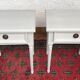 Pair of wooden bedsides Louis XVI style