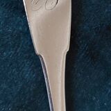 Small silver spoon with Minerva hallmark and silversmith's mark Maitreau, late 19th century.