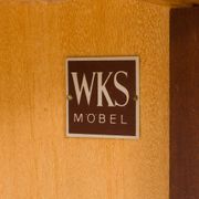 Mid century teak wall unit by Dieter Reinhold for WK Möbel, Germany, 1960s