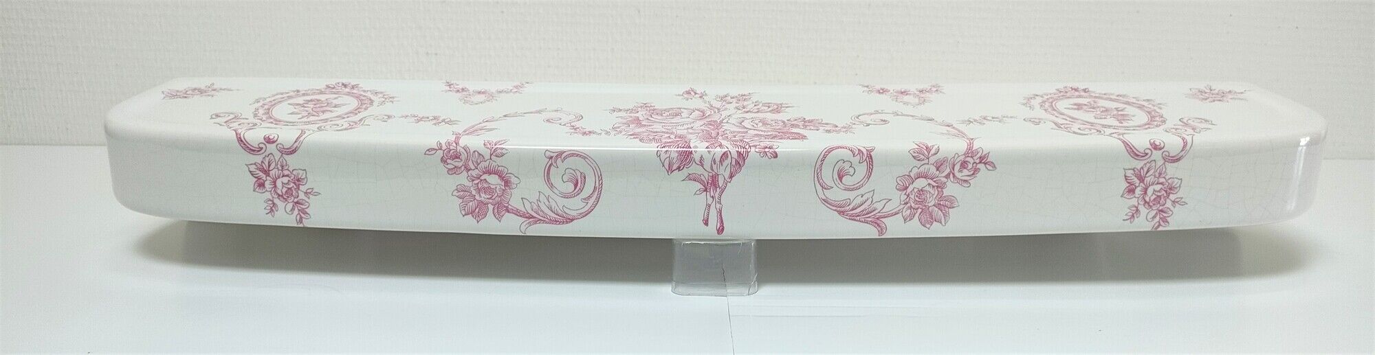 shelf porcelain earthenware of Paris floral decoration style toile de Jouy