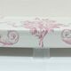 shelf porcelain earthenware of Paris floral decoration style toile de Jouy