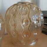 Lot 2 pressed molded glass suspensions