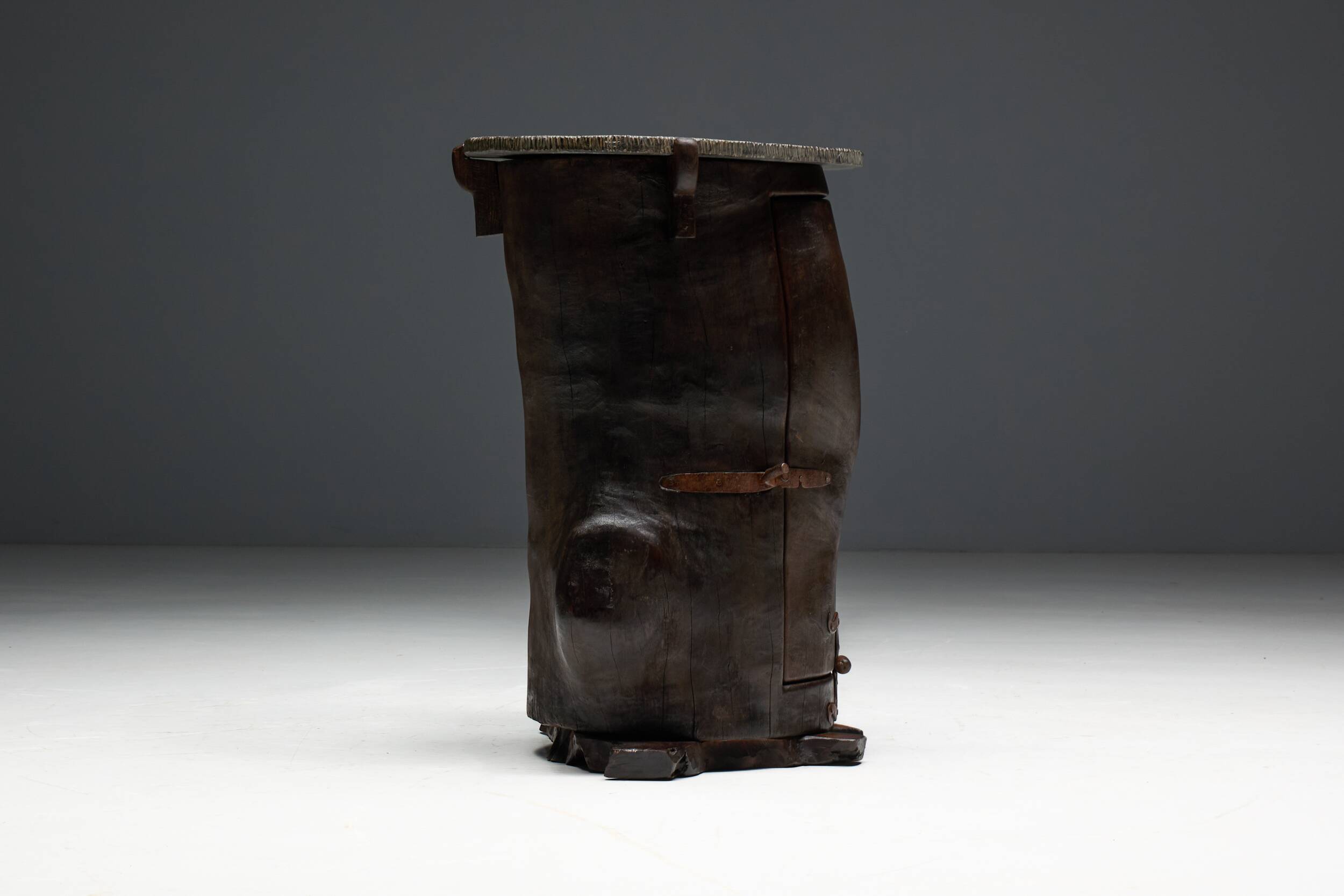 Vernacular rustic side table, France, 19th century