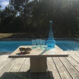 Vintage travertine coffee table