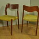 4 Scandinavian chairs by Niels O. Møller 1960 Denmark