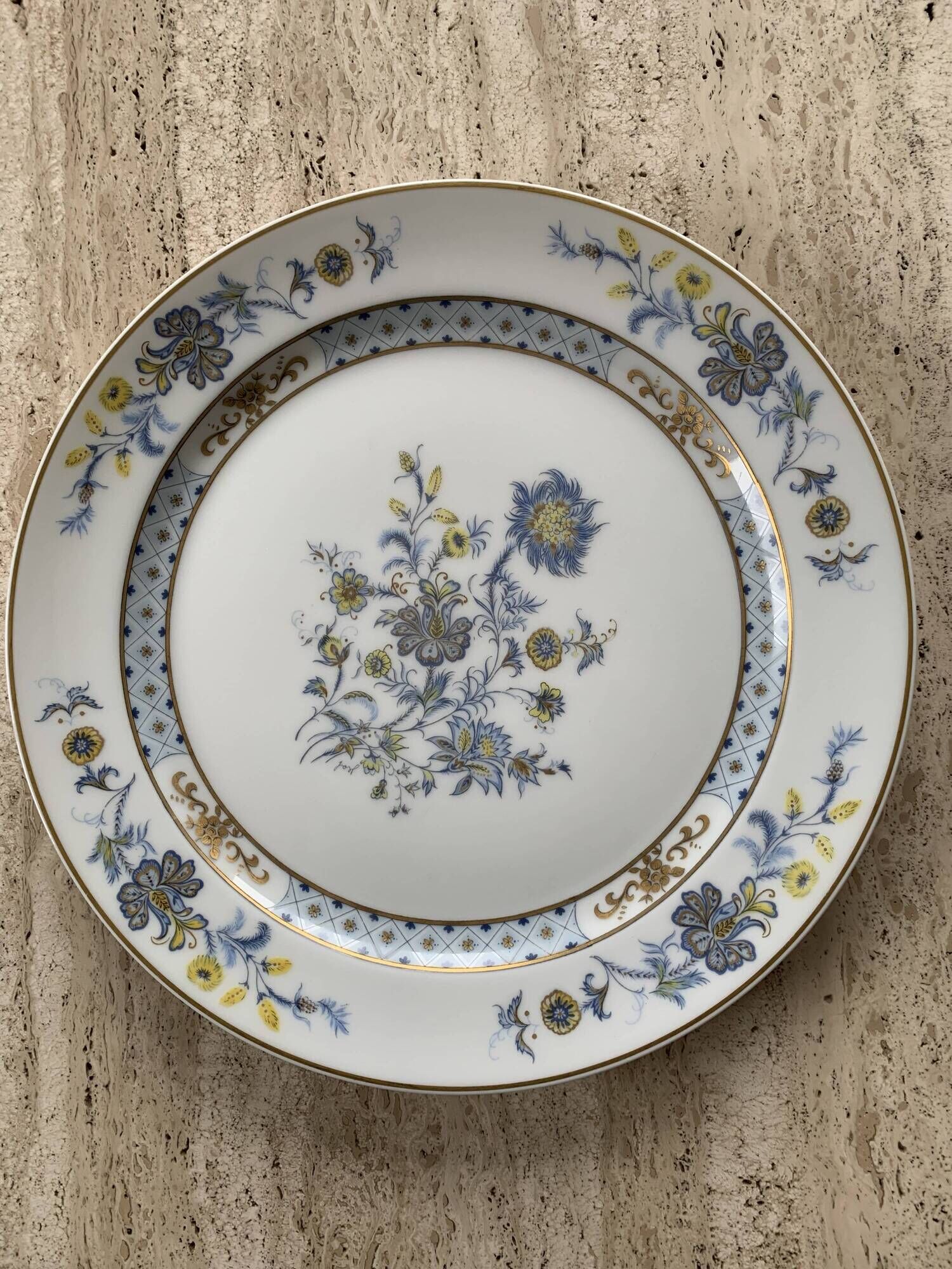 Service de table Jammet Seignolles bleu ming