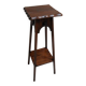 Art Nouveau oak sidetable