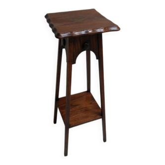 Art Nouveau oak sidetable