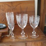 Royal Champagne 24 crystals glasses