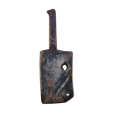 Old stamped butcher leaf