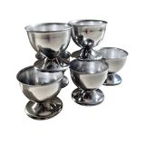 Vintage stainless steel egg cups