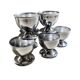 Coquetiers en inox vintage