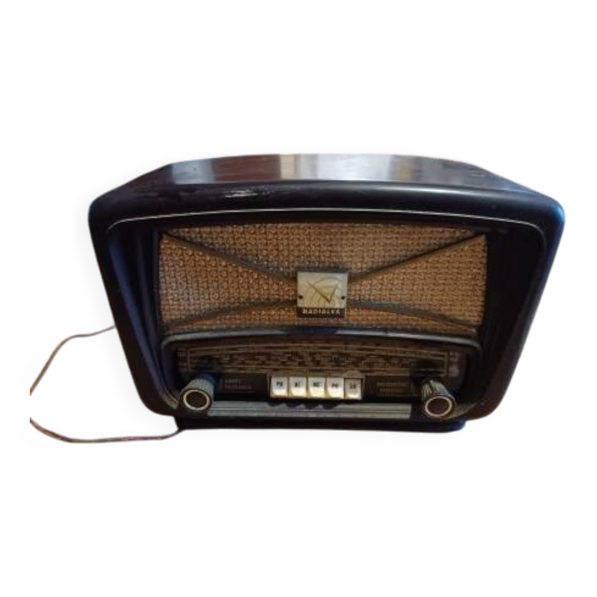 Poste radio bakélite "Radialva"