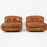 Set of 2 Soriana Armchairs by Afra & Tobia Scarpa for Cassina, years