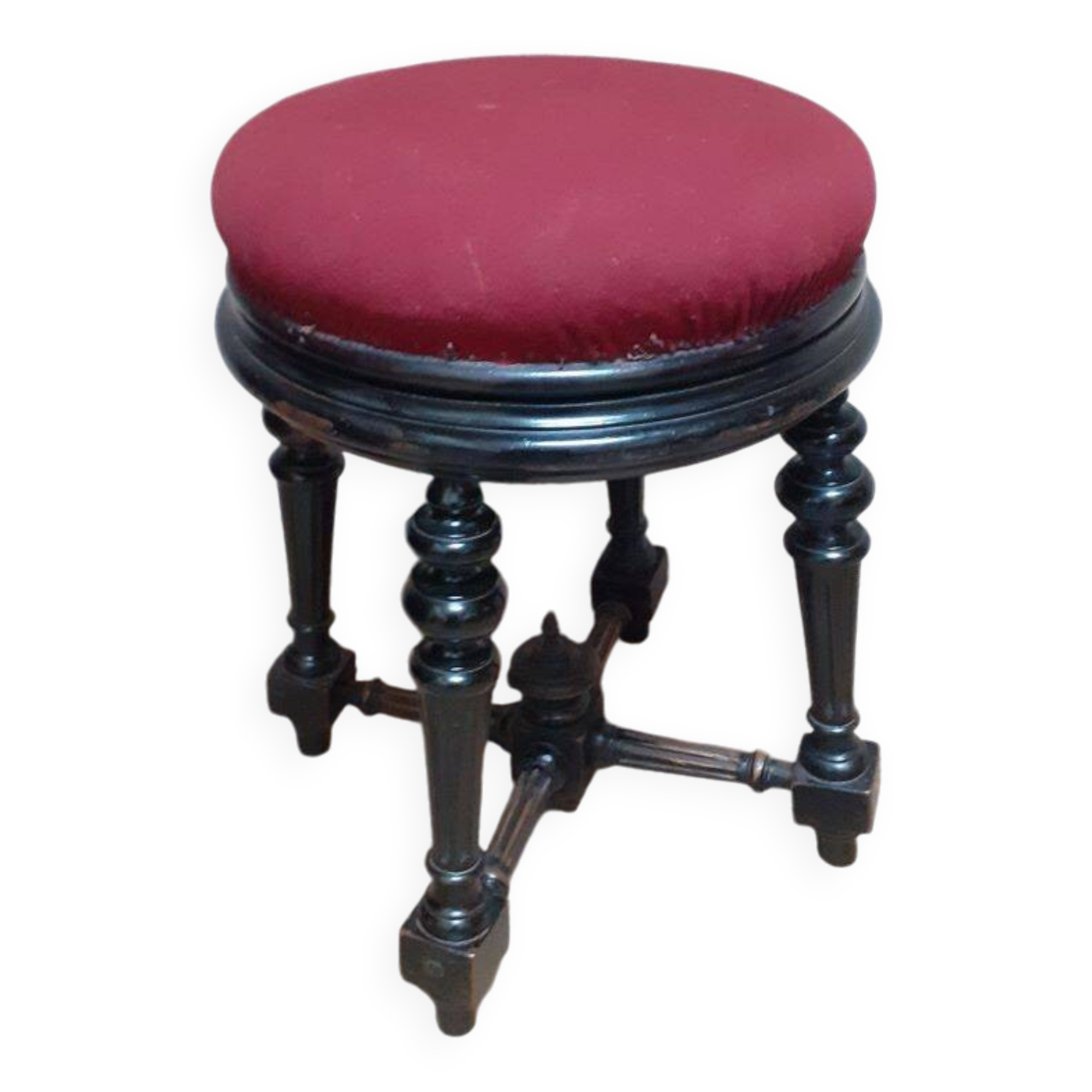 Napoleon III piano stool without its screw