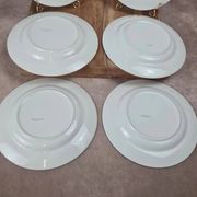 Set of 6 semi-deep plates Sarreguemines
