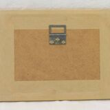 Lithograph print signed c. lediberder boat in port 68/250