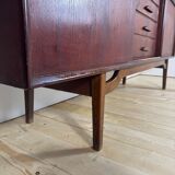 Teak sideboard with drawers – vintage Scandinavian design