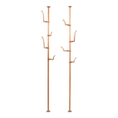 Pair of 1950s Sculptural Danish Jacket/Hat Stands by Harbo Sølvsten