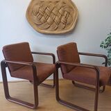 2 armchairs, B. Vogtherr for Rosenthal, 1970s