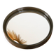 Gray plexi cap mirror Made in France Registered model, Design, 1970