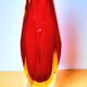 Sommerso vase prism, Flavio Poli, Murano 1970
