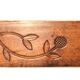 Antique carved wooden decorative panel