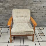 Danish canapé and its 1970s teak armchair