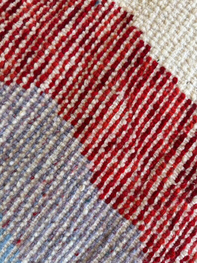 Beni Ourain Rug, Moroccan Abstract Wool Carpet 150/250cm