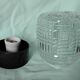Round glass ceiling light