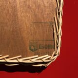 rattan orangeade tray