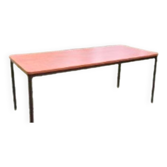 Table basse en teck, table basse vintage scandinave, très grande table