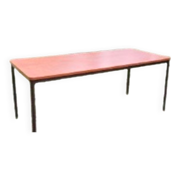 Table basse en teck, table basse vintage scandinave, très grande table